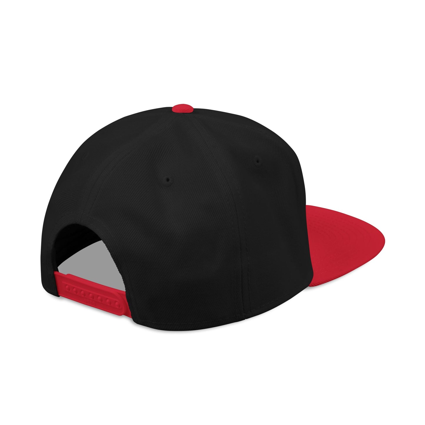 Sickle Cell Upside Down Snapback - Red/Black